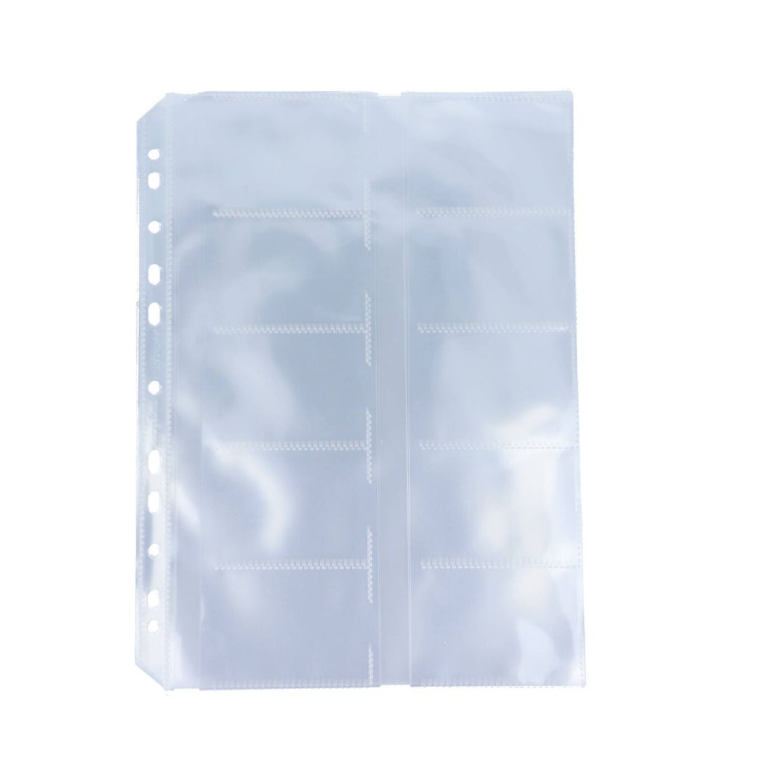 Visitekaarthouder - Exiton - Doorzichtig- 10 stuks -  A4